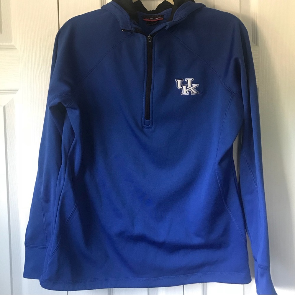 Kentucky Wildcats UK Blue Hoodie Sweatshirt EUC